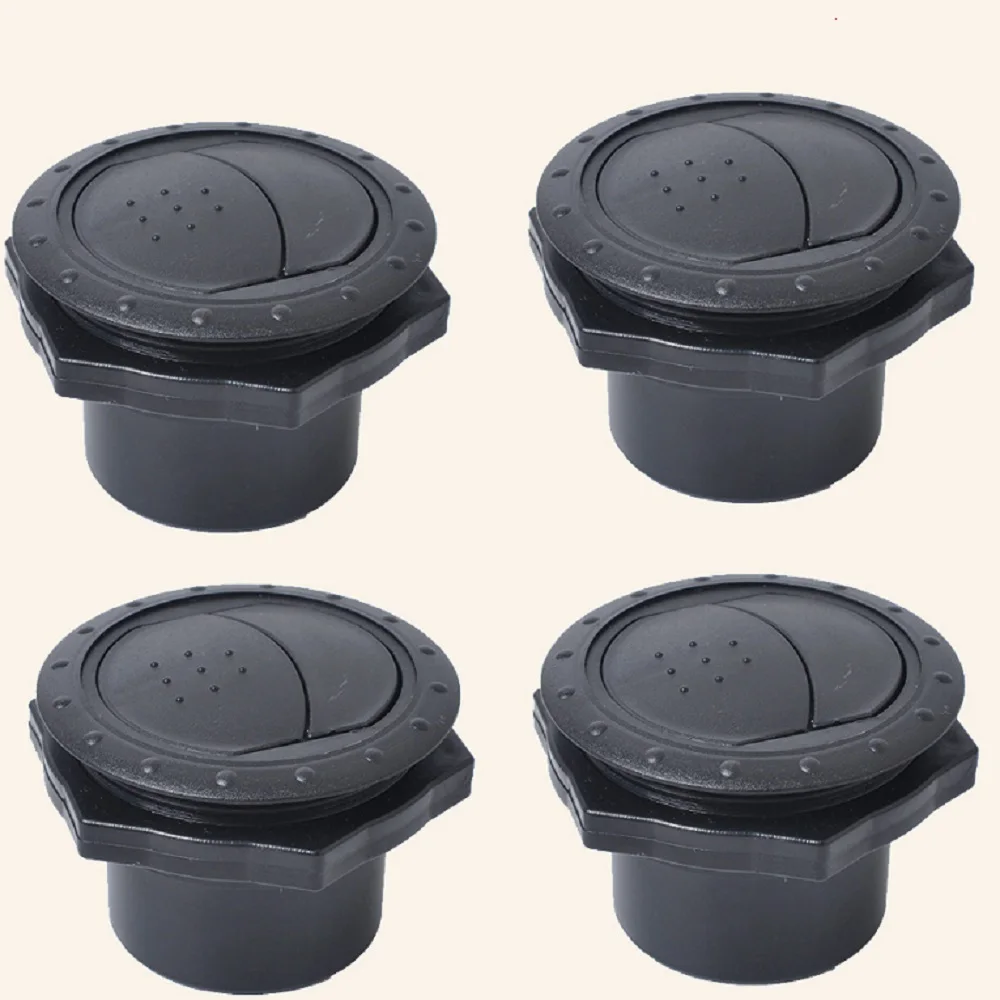 

4 Pcs Dashboard Air Conditioning Deflector Car-styling Decoration Side Outlet Vent 360 Degree Adjustable Car Interior