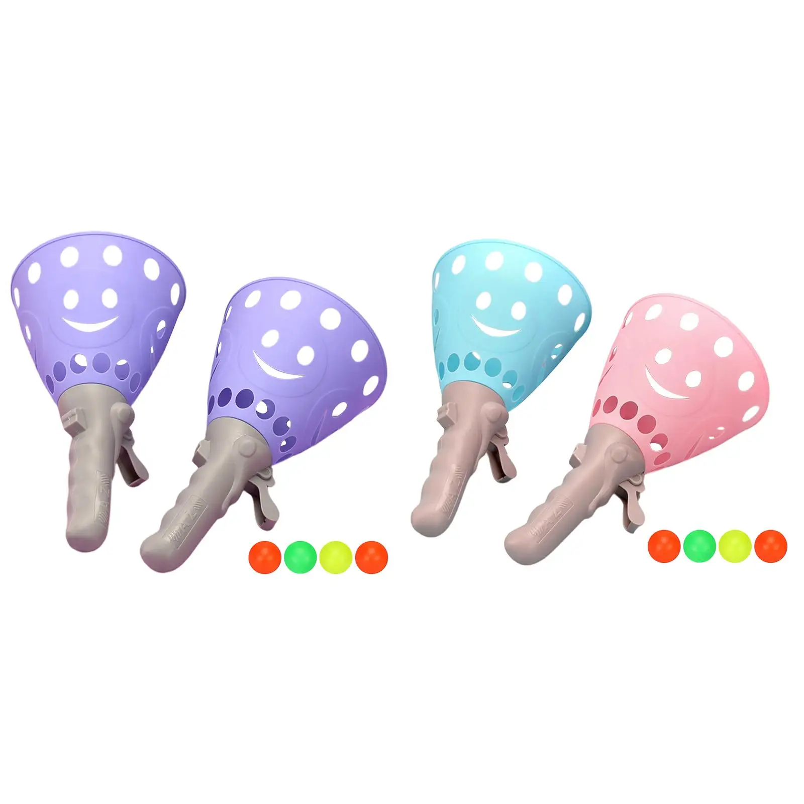 

Summer Sport Toys with 2 Launcher Baskets and 4 Balls Outdoor Indoor Game Activities for Boys Girls Children Adults Kids