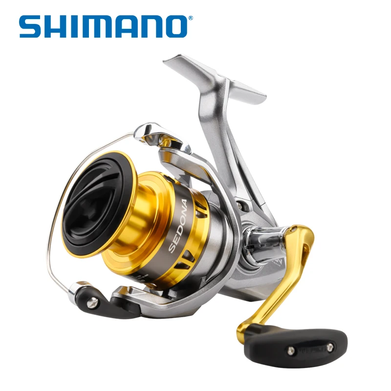 Катушка спиннинга SHIMANO SEDONA FI 1000 C2000HGS 2500HG C3000HG 4000XG C5000XG 6000 8000 3 + 1BB, алюминиевая шпуля, для морской рыбалки - изображение