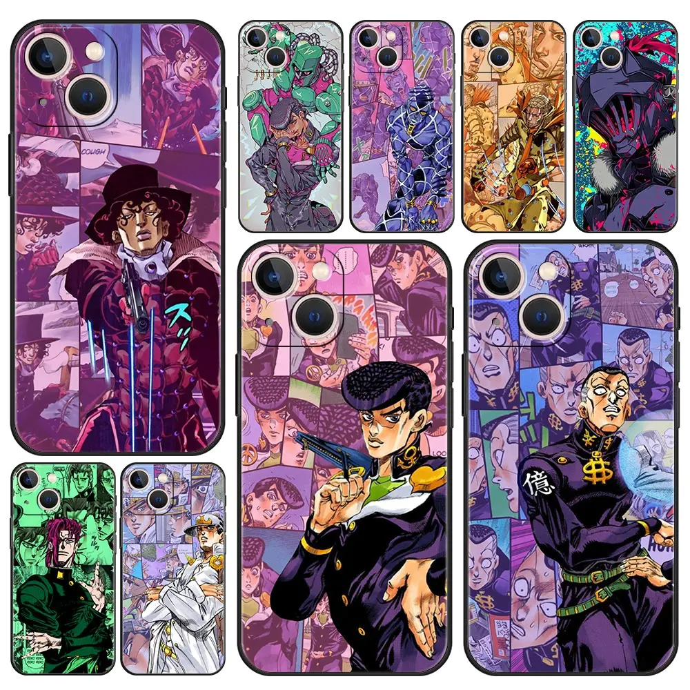 

Cover Case for iPhone 11 12 13 Pro Max Mini 11Pro 12Pro 13Pro SE X XS Max XR 5 6 6S 7 8 Plus Shockproof JoJo Bizarre Adventure