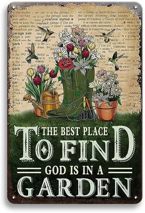 Милый забавный декор Grden Gfts для Grdeners Sprng Frmhouse Decor Pto Sgns Декор забора Vntge for Outsde