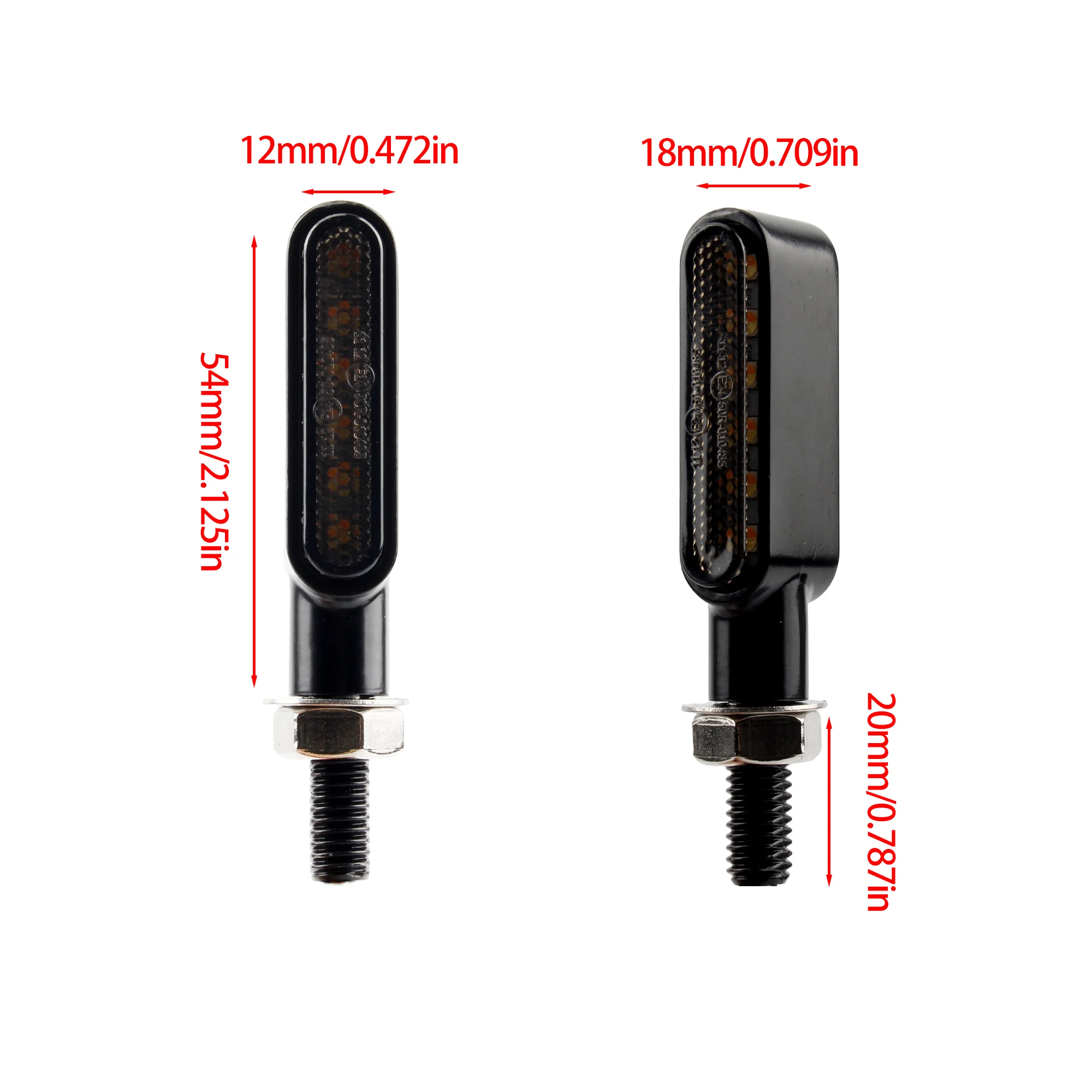 Светодиодный мини-сигнал поворота для мотоцикла мигающий сигнал желтого и