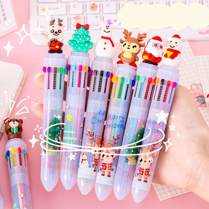 

Шариковая ручка, 10 цветов, 0,5 мм