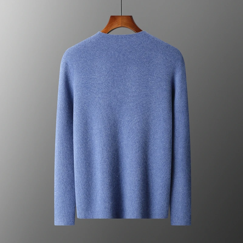 Линия одежды маленький полувысокий слиток игла осень и зима новый 100 свитер Merino