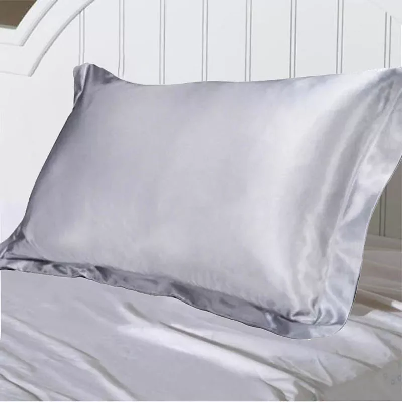 

Silk Satin Pillowcase Comfortable 48x74cm Pure Emulation Pillow Cover Pillowcase For Bed Throw Single Pillow Covers