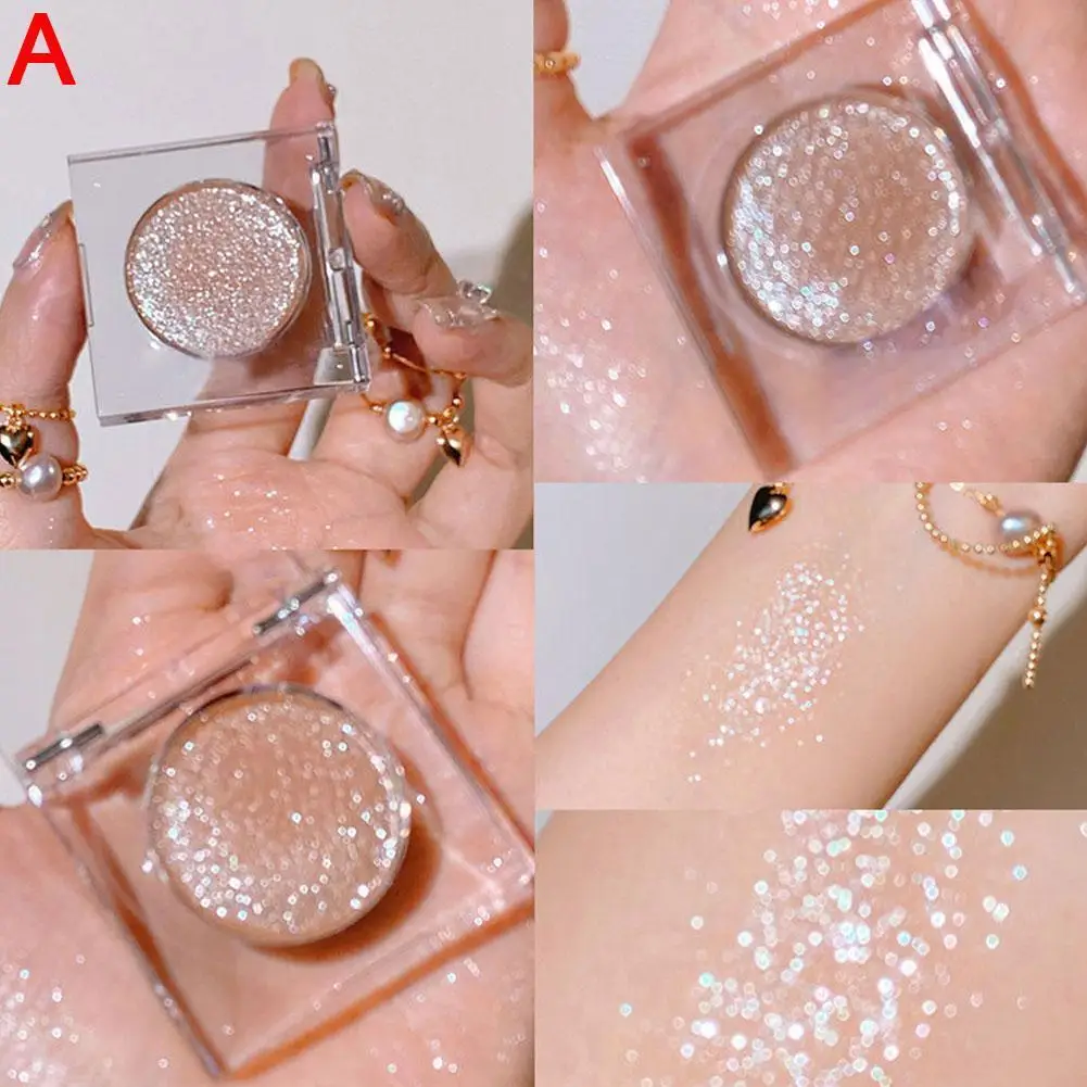 

Monochrome Eyeshadow Waterproof Shimmer Palette Pearlescent Eyeshadow Lasting Eye Makeup Brightening Eyes E1G4