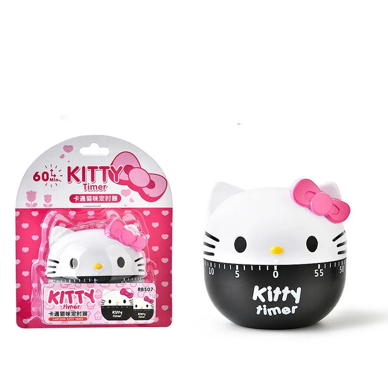 

Kawaii Sanrio Hello Kitty Anime Kitchen Timer Cartoon Kitchen Cooking Learning Work Lunch Break 60 Minute Timer Cute Girl Gift