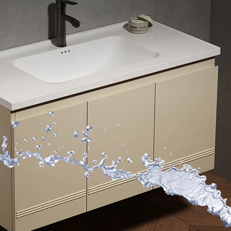 Роскошный шкаф для ванной комнаты из нержавеющей стали мебель хранения ящик