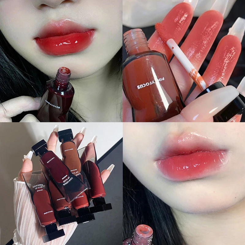 

Black Mirror Water Lip Glaze High Gloss Liquid Lipstick Moisturizing Lip Gloss Waterproof Long Lasting Lip Tint Makeup Beauty