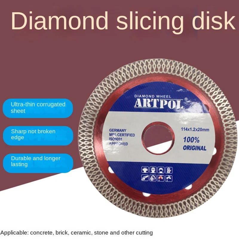 

114 mm ceramic tile cutting diamond dry grinder cutting blade for cutting vitrified tile