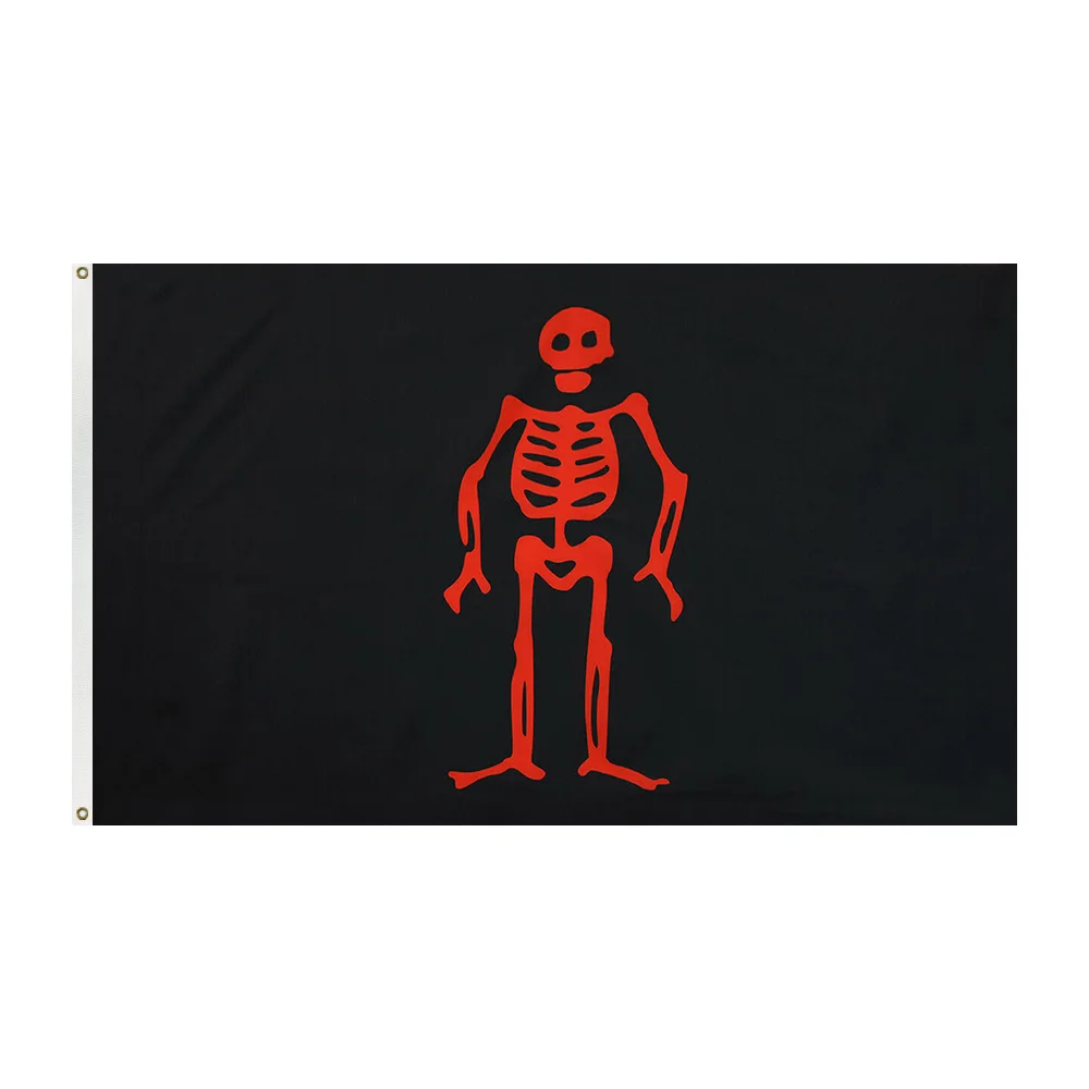

Skull Bone Pirate Flag, Polyester, Monkey, Trumpet Banner, Home Decor, 60x100cm