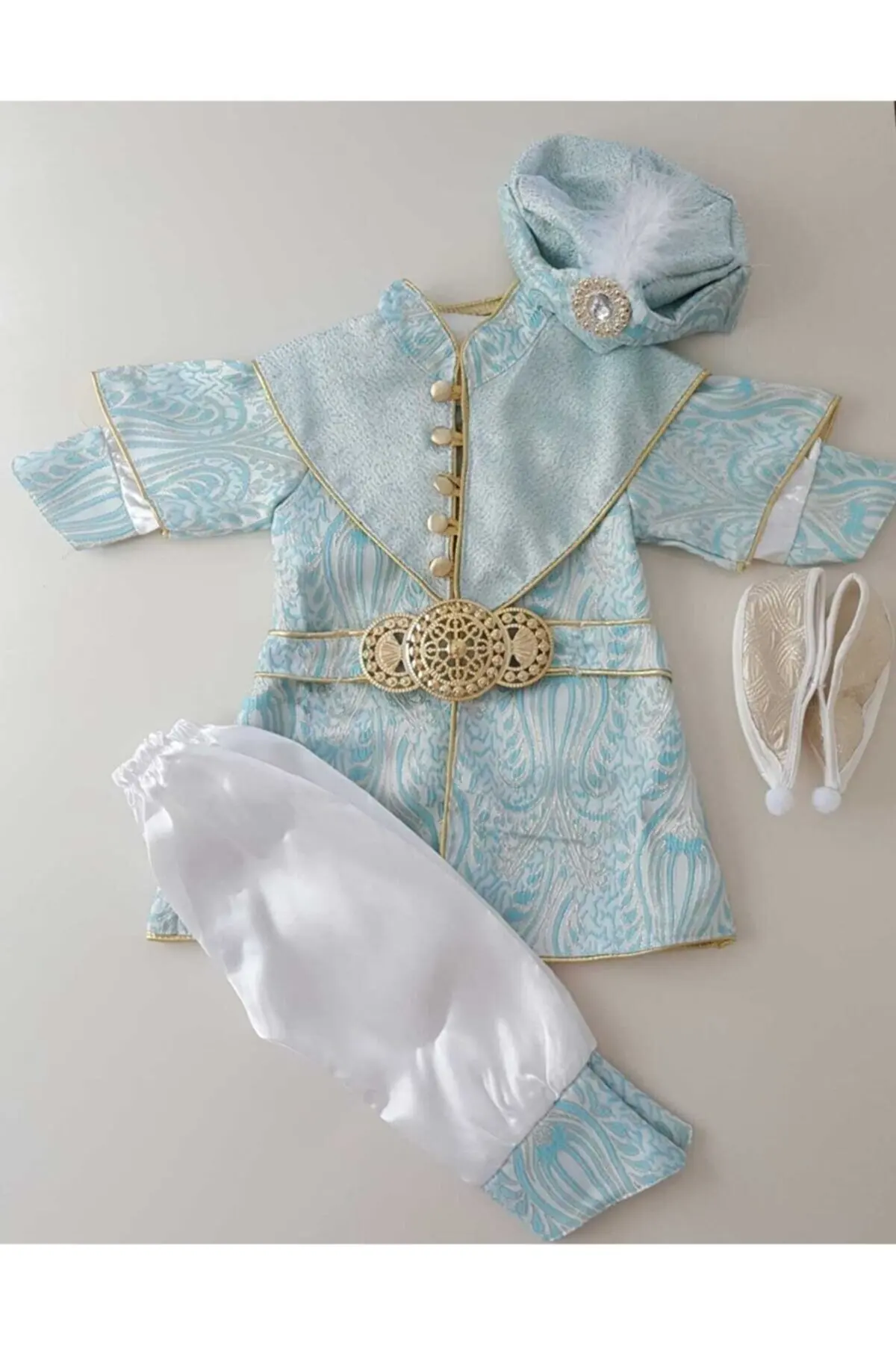 

New 2022 Male Baby Mevlütlük Prince Sünnetlik Circumcision Outfit Male Child Gift Baby Gift Muslim Children 'S Clothes