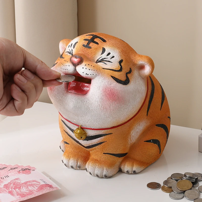 

Украшения для стола со знаками Зодиака, копилка большой емкости для вывода денег, талисман на день рождения, Креативные украшения из смолы