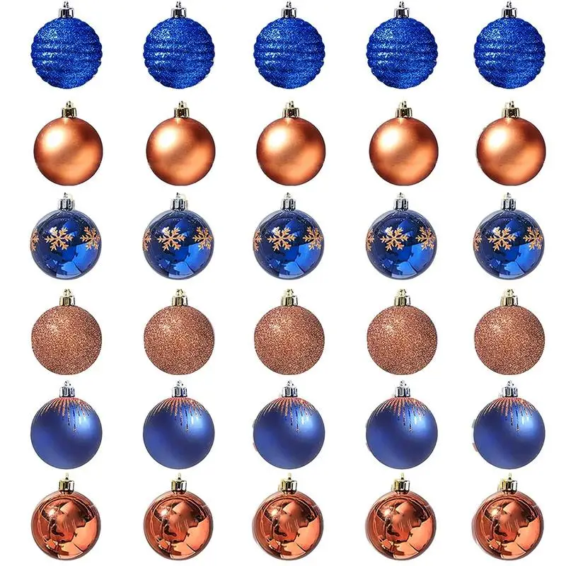 

Christmas Tree Decorations Balls 30 Pcs Waterproof Christmas Balls Ornaments For Christmas Tree Christmas Balls Ornaments For