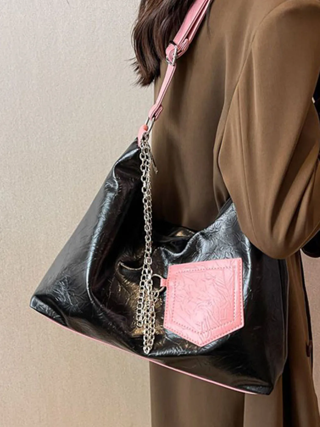 

JIAERDI High Street Vintage Y2k Handbag Women 2023 New Chain Pockets Casual Tote Bag Female Large Capacity Shoulder Bags Ladies