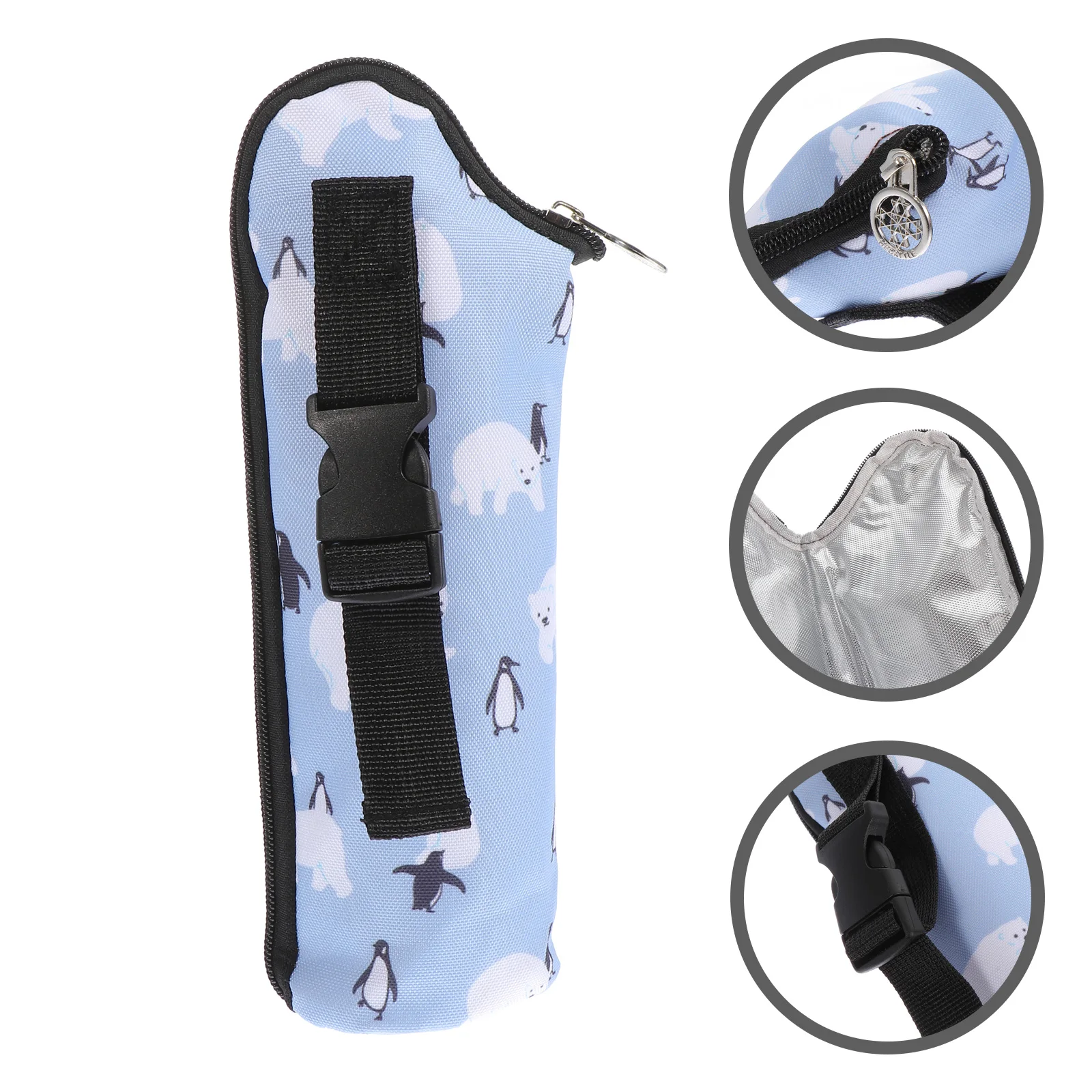 

Baby Stroller Bottle Insulated Bag Milk Beverage Thermal Bag Outdoor Convenien Infant Feeding Bottle Pouch