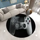 Игровой коврик с принтом, ковер для гостиной, современный круглый ковер для игровой консоли, коврики для стула для спальни, для мальчиков, детский игровой напольный коврик