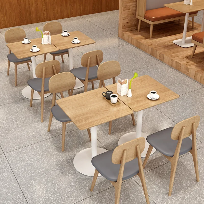 Скандинавский магазин молока чая кофейный столик и стул комбинированный