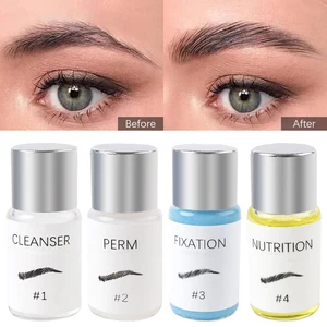 Imported 2023 Brow Lamination Makeup Kit Eyebrow Perm Lotion Eye Brow Lifting Semi-permanet Beauty Salon Brow