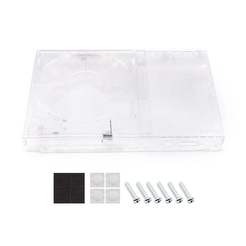 

Transparent Clear Shell Kit DIY Replace Housing Replacement Flip Top Case Clear Game Accessories For PS2 Slim SCPH