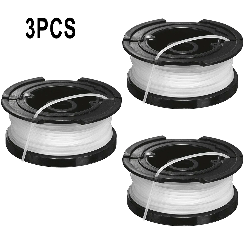 

3pcs Trimmer Spool & Line 1.65mm White Round Nylon Rope For Trimmer GH900 GH912 GH600 NST2018 NST2118 LST220 LST201 Garden Tool