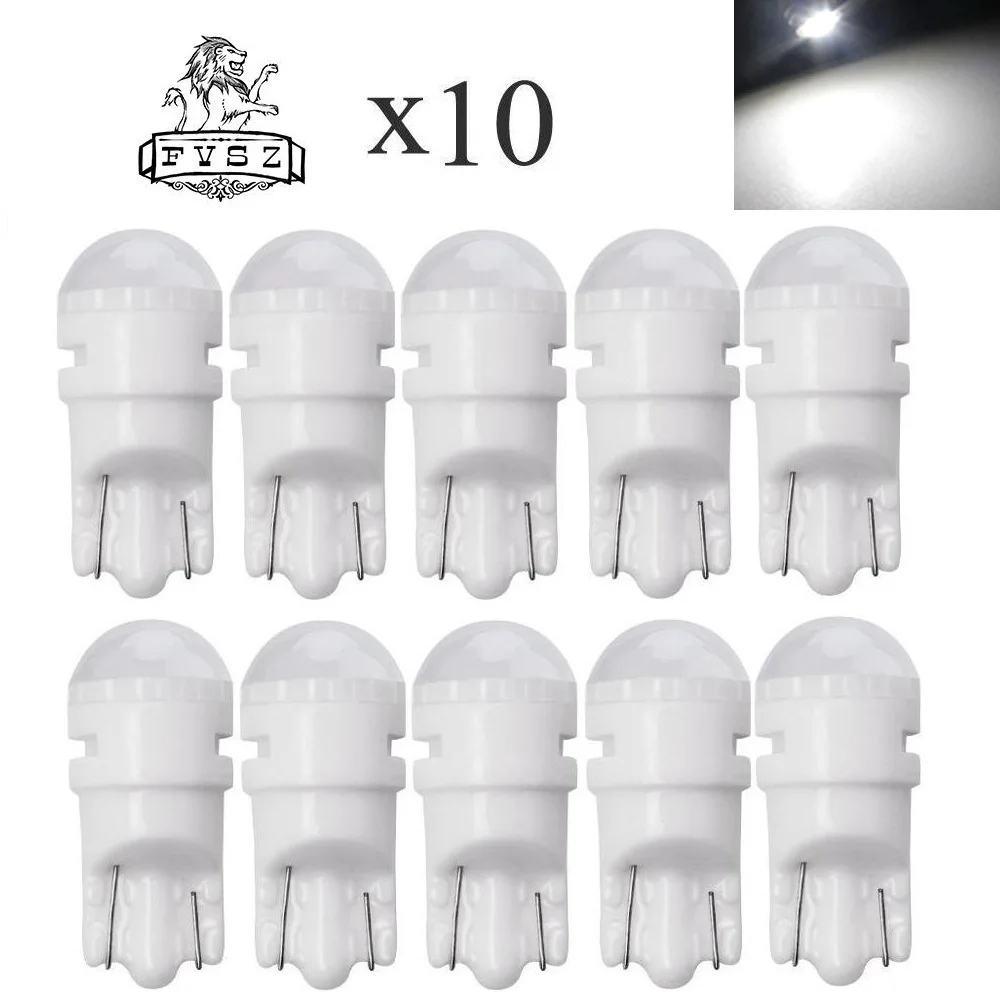 

10 шт. t10 2835 Автомобильная фонарь w5w 192 168 SMD фонарик высокое качество рулевая Сторона логотип лампа Клин для парковки Замена автозапчастей