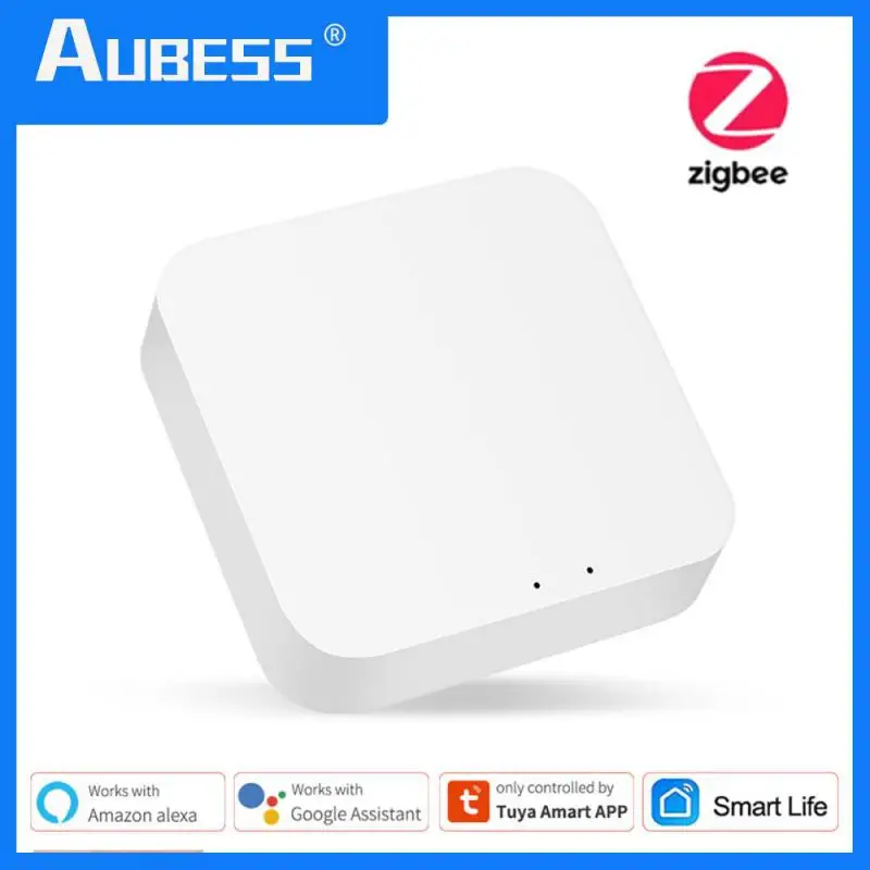 

Aubess Tuya ZigBee Smart Gateway Hub Smart Home Bridge Smart Life APP Wireless Remote Controller Works With Alexa Google Home