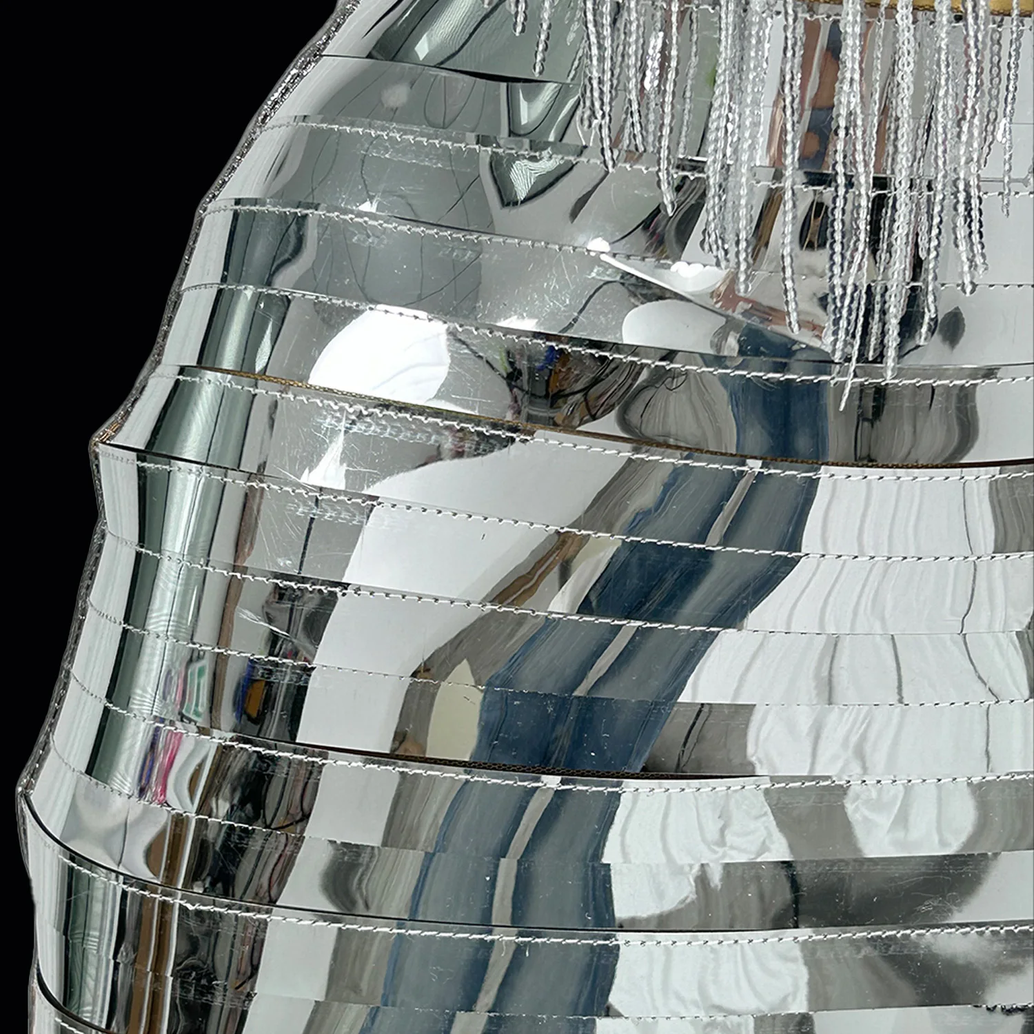 Серебристый корсет и юбка SN