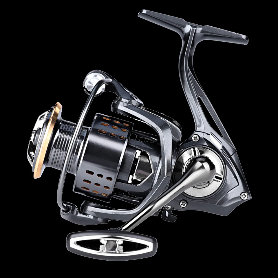 

WALK FISH DA2000-DA7000 Gapless Spinning Wheel Reel Full Metal Wire Cup Fishing Reel Long Shot 5.2:1 High Speed Spinning Reel
