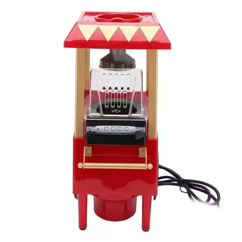 Popcorn Maker 'home appliance' Red Retro Model Automatic Popcorn Machine Household Corn Popper for Party Birthday Gift M