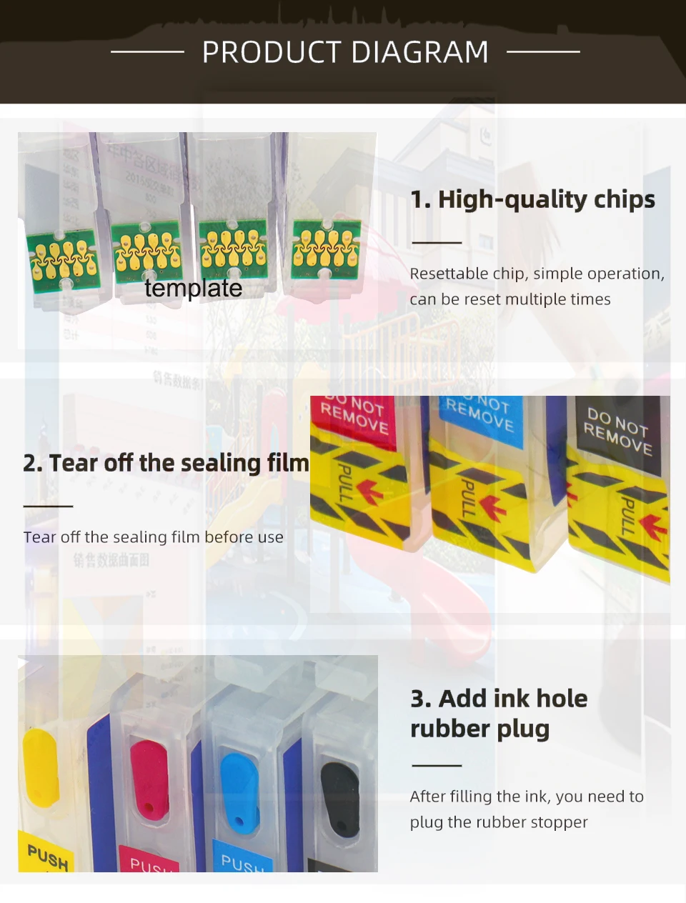 Чернильный картридж T0711 T0712 T0713 T0714 с чипом автосброса для Epson Stylus D78 D92 DX7000F DX5000 DX4050