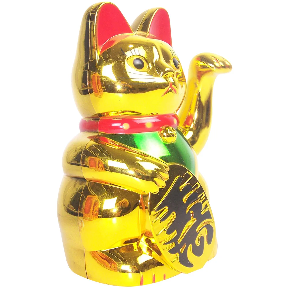 

Decorative Desktop Adorable Fortune Cat Statue Fortune Cat Ornament Luck Cat Statue