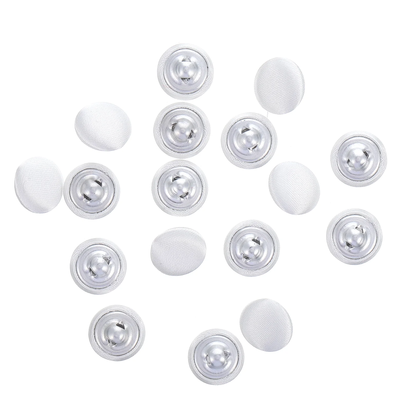 

Buttons Covered Sewingsatin Button Tuxedo Fabric Gowns Suits White Supplies Kit Black Trim Bridal Diy Cloth Studs Metal Cover