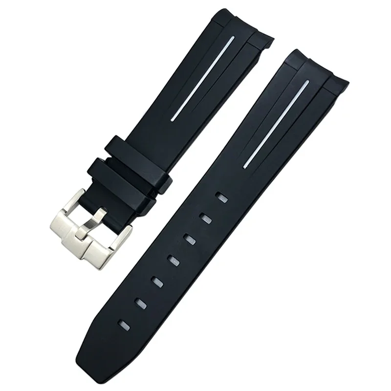 Резиновые ремешки для часов 20 мм 19 мм подходят для Role Submariner GMT Rolex Certina Tissot Seamaster Longines 21 мм 22 мм силиконовый ремешок для часов (art.: 3920cc637a5ea) - 3920cc637a5ea