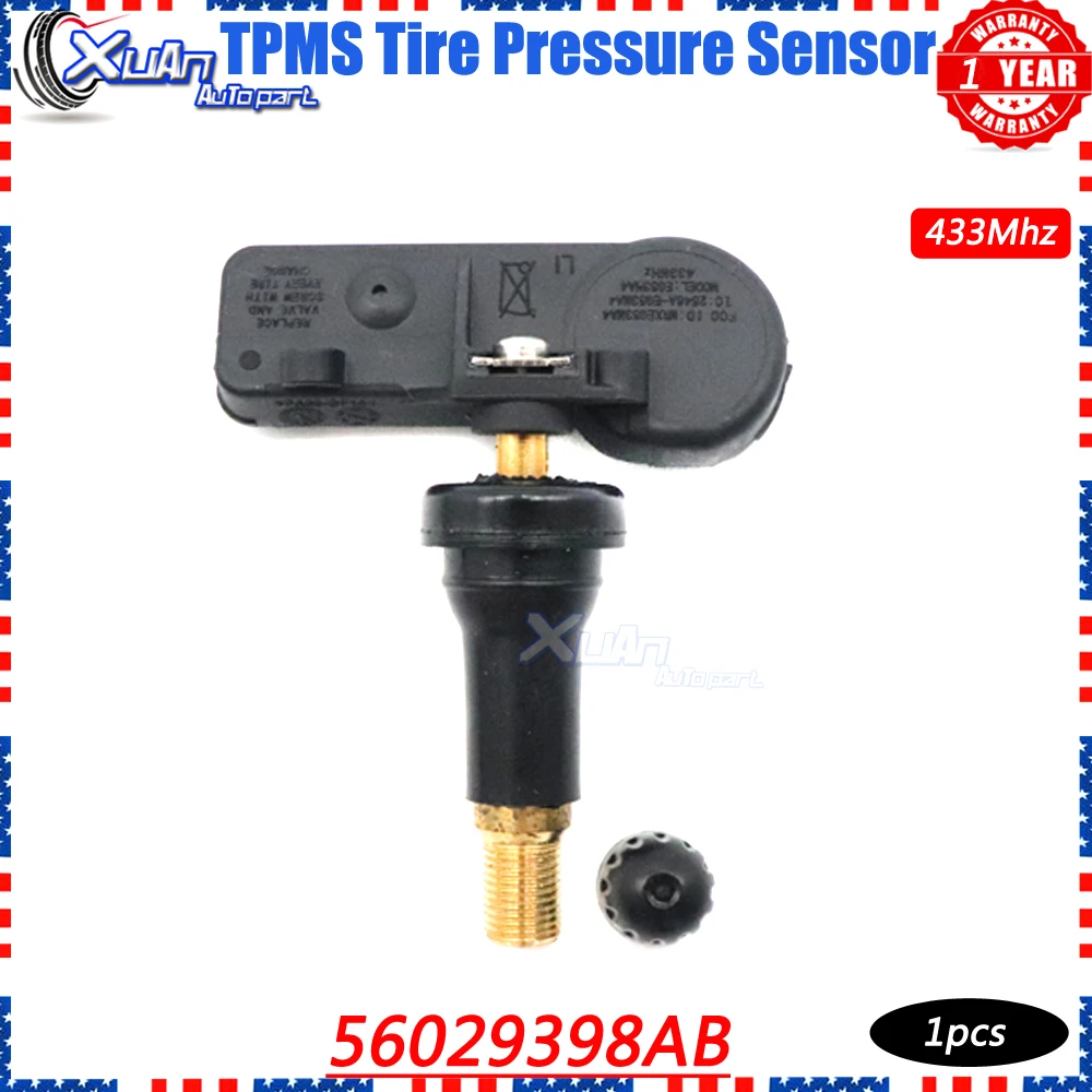 

XUAN 1PCS Tire Pressure Monitor Sensor TPMS 56029398AB For DODGE CHALLENGER CHARGER DURANGO GRAND CARAVAN JOURNEY 2010-2016
