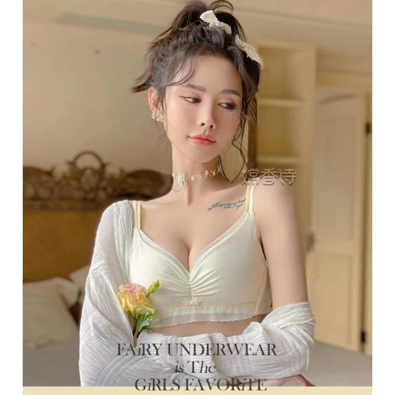 

Women's Underwear Push up Small Size Sexy Bra No Wire Accessory Breast Push up Anti-Sagging Women's Brand Counter Bra Set