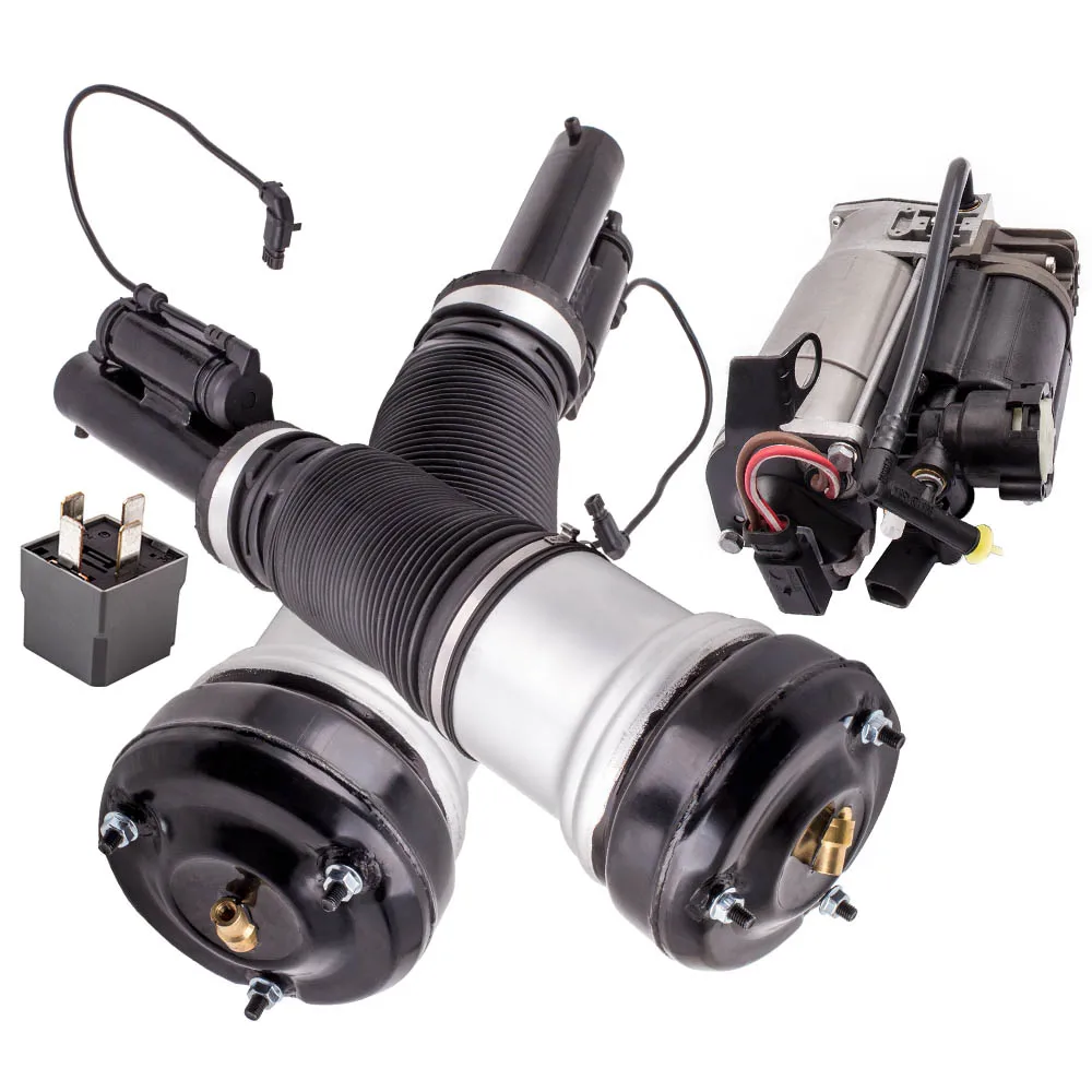 Передняя Пневматическая Подвеска + воздушный насос для Mercedes S Class W220 98-06 2203202438 S430