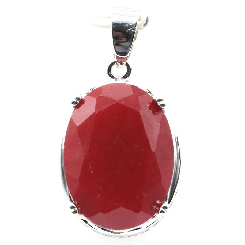 

7g 925 SOLID STERLING SILVER PENDANT Unique Green Emerald Red Ruby London Blue Topaz CZ Daily Wear