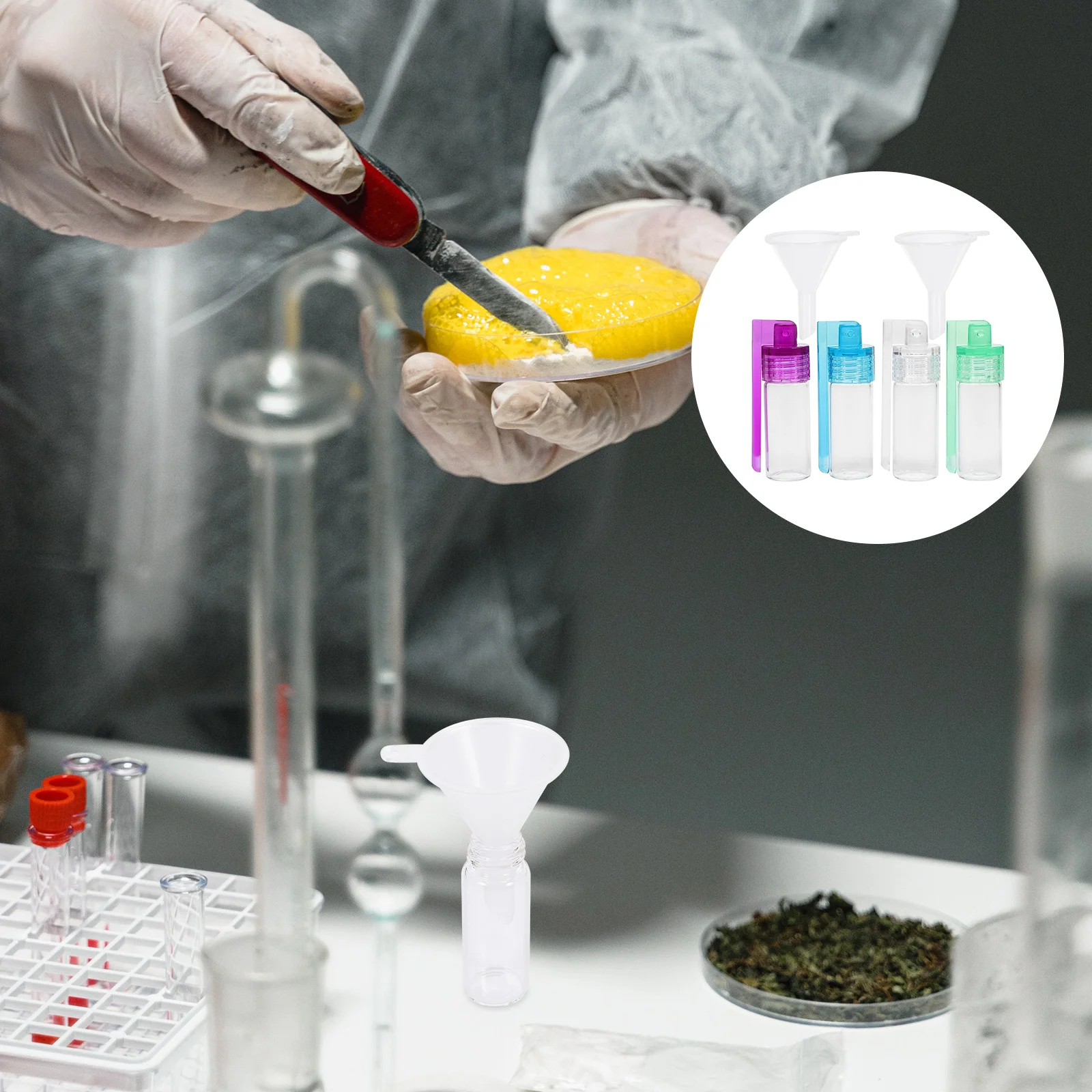 

Storage Containersbottles Bottle Lids Travel Foodcaps Container Bullet Dispenser Funnel Sweetener Scoop Telescopic Vial Powder