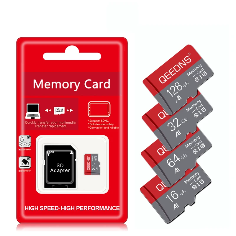 

High quality 128GB Memory Card 256GB U3 4K Micro tf SD Card 64GB 32GB 16GB 8GB SDHC Microsd UHS-I C10 TF Card for samrtphone
