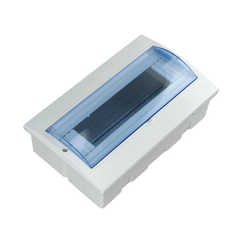 

NEW-Circuit Breaker Distribution Protection Box Indoor Wall Mount Plastic Box With Electric Transparent Cover
