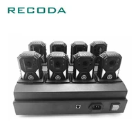 docking station police camera power charger data upload to server 8 units multi charger support docking station