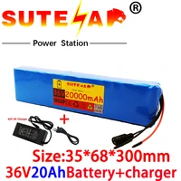 36v battery 10s3p 20ah 42v 18650 lithium ion battery pack for ebike electric car bicycle motor scooter with 20a bms 500w