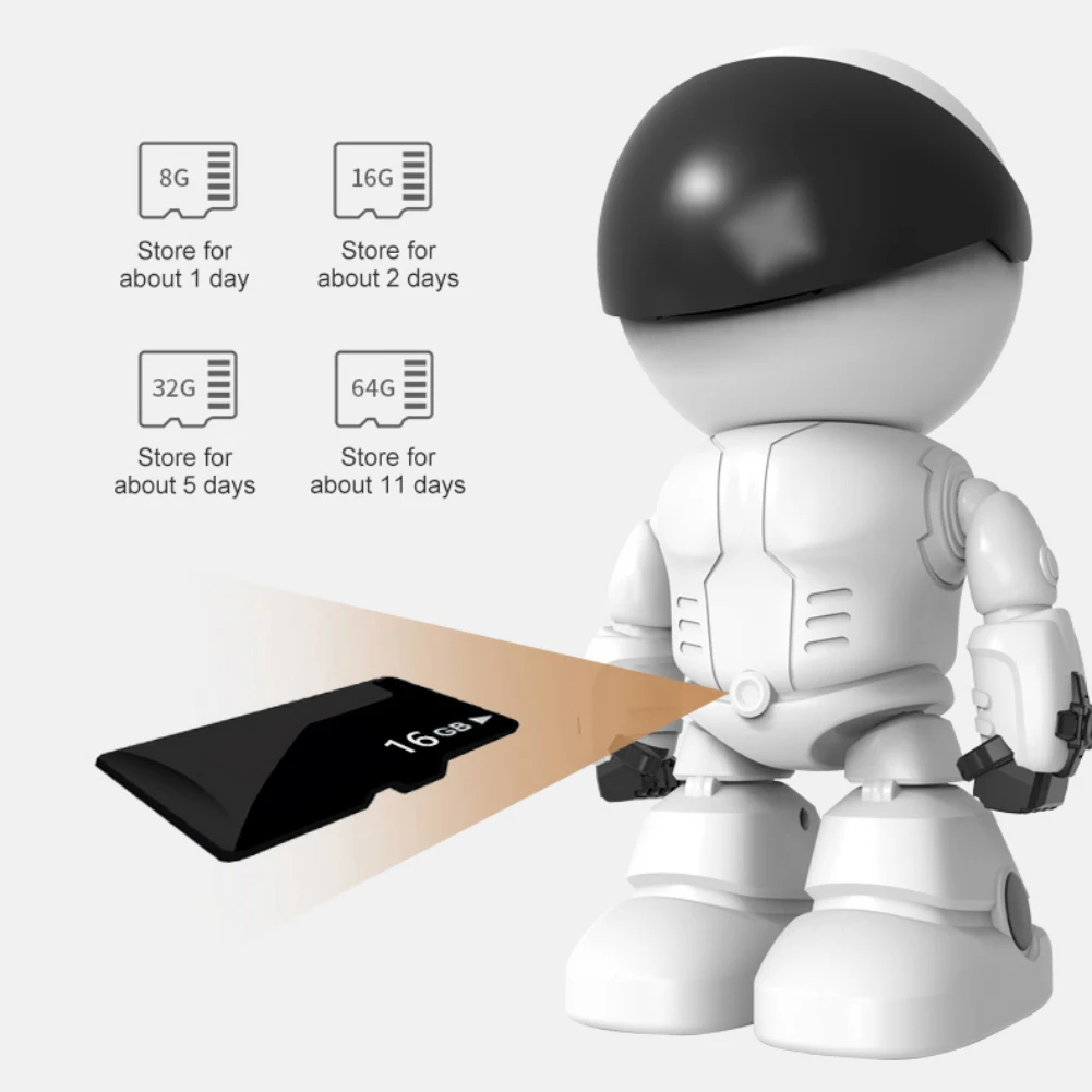 

Беспроводная Wi-Fi камера видеонаблюдения для детей 1080P
