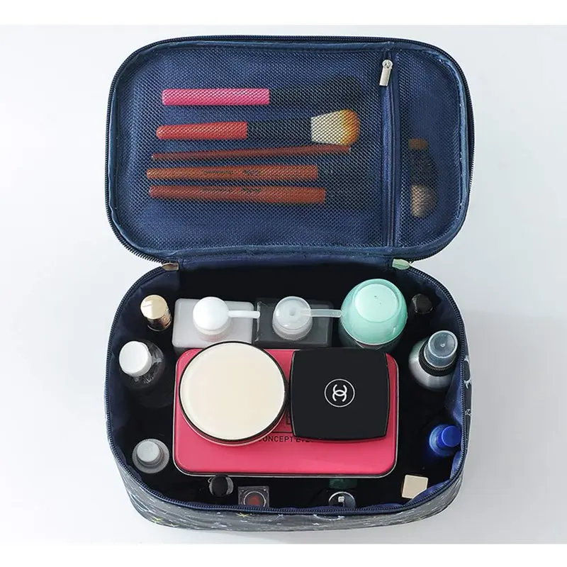 Travel Makeup Bag Large Cosmetic Bag Make up Case Organizer for Women and Girls