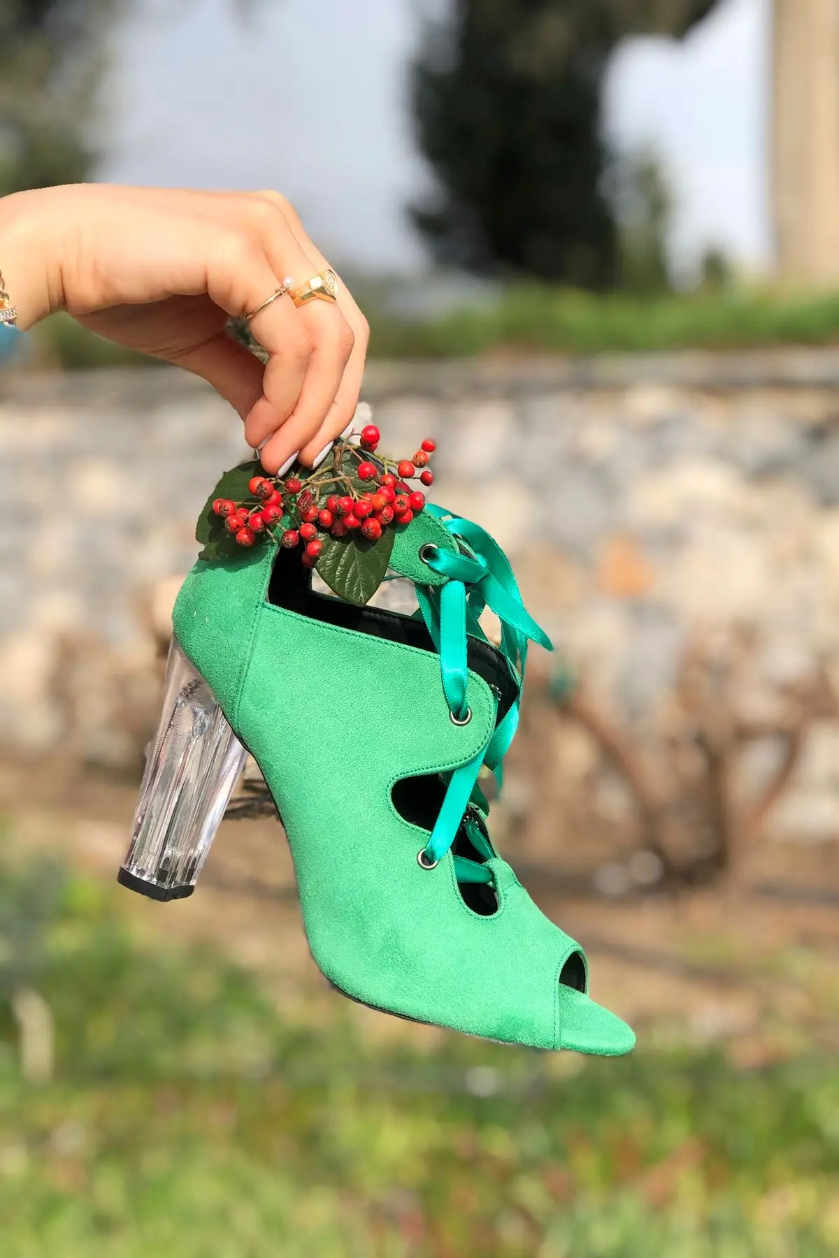 

Women's Fashion Handmade Special Suede Heels Shoes