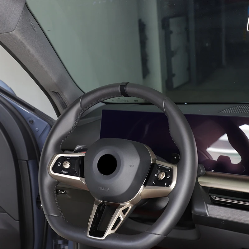 Накладка на указатель поворота рулевого колеса автомобиля из АБС-пластика для BMW 5 серии G60 2024 2025, красная маркировочная наклейка, аксессуары (art.: 3920cd86ae0d5) - 3920cd86ae0d5