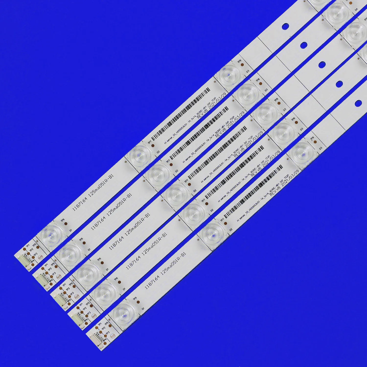 Светодиодная лента на 14 ламп для 55H8E 55H9E IC-A-CNDN55D975 1190188 H55A6500 55_HD550S3U51-TA_5X14_3030C 55HS68U HZ55A5