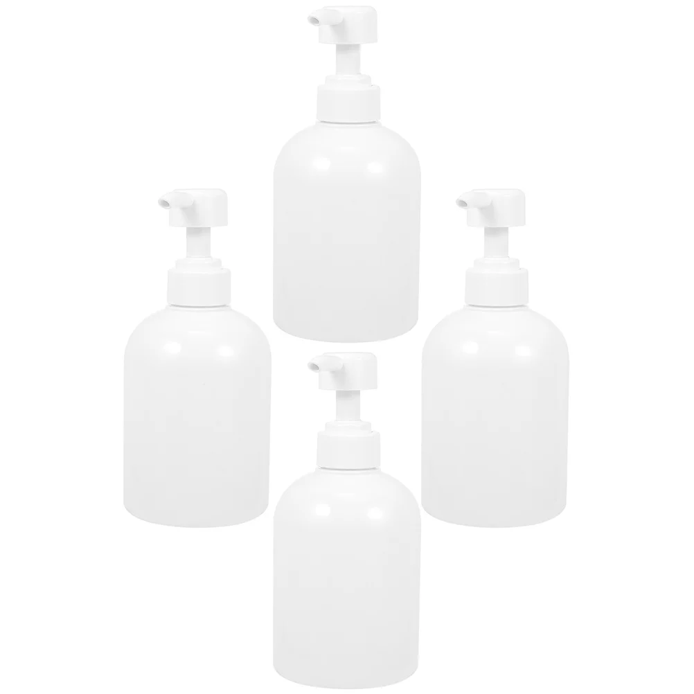 

4 pcs Empty Shampoo Bottles Refillable Lotion Bottles Soap Bottle Large Capacity Pump Bottles