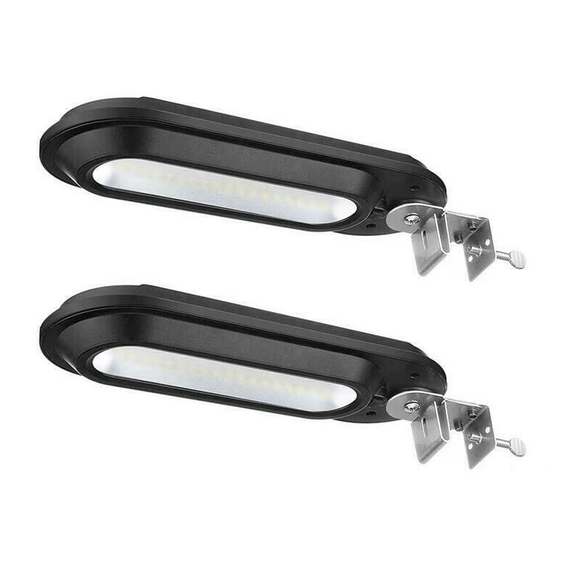 

2X 18 LED Solar Power Dusk To Light Outdoor Yard Garden Wall Lamp Waterproof